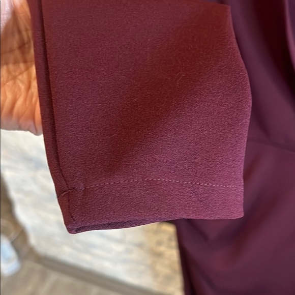 AX Paris Red Long Sleeve Sheath Dress with V-Neck for Cocktail - Picture 6 of 16